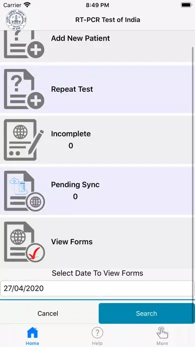 Ảnh chụp màn hình của RT-PCR