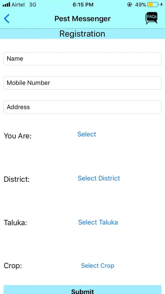 Tangkapan skrin Pest Messenger