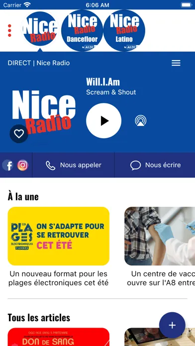 Ecoutez Nice Radio应用截图