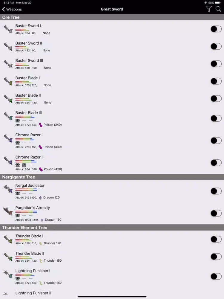 MHW Guide Wiki Companion iPad 应用截图