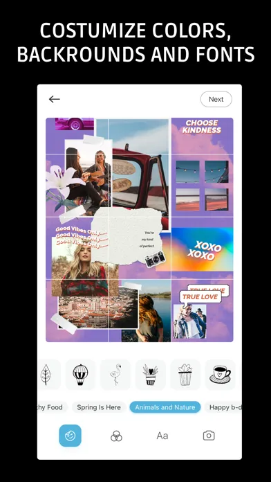 Split Pic: Add Grid On Photo # Screenshots