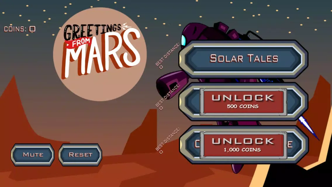 Captures d'écran de Greetings From Mars