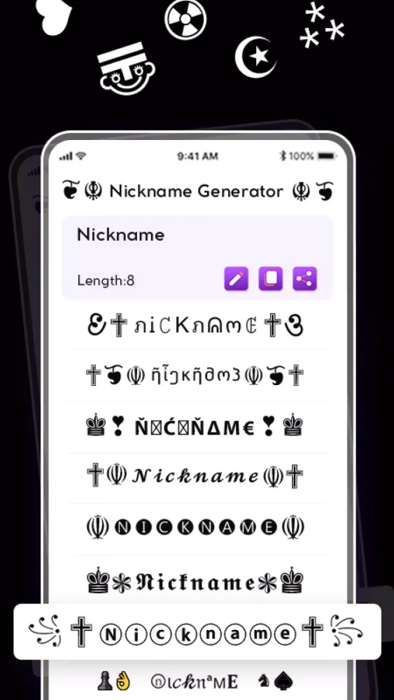Nickname Generator स्क्रीनशॉट