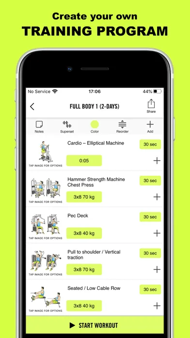 Gym Life - Workout Planner Screenshots