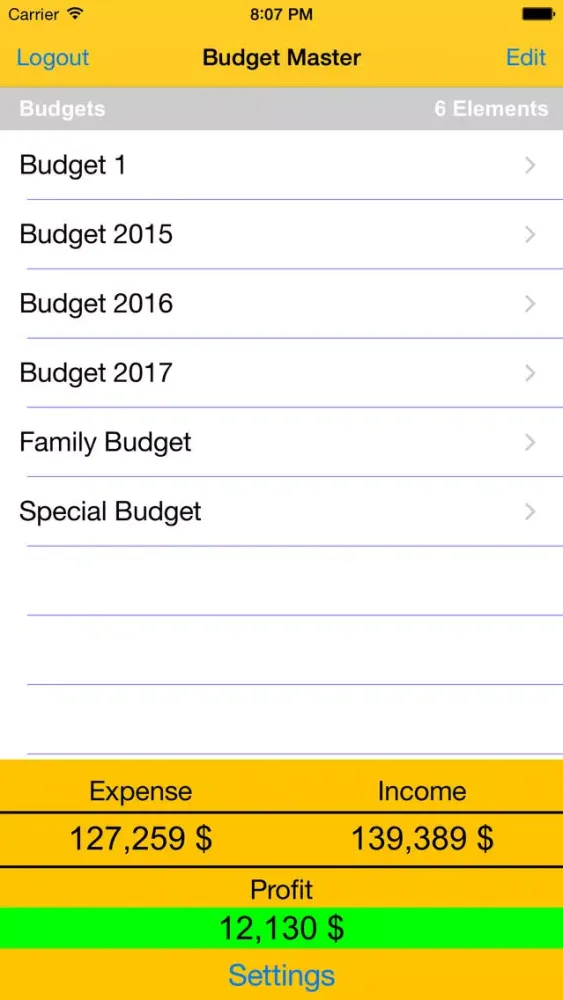 Budget Master - Expense & Income स्क्रीनशॉट