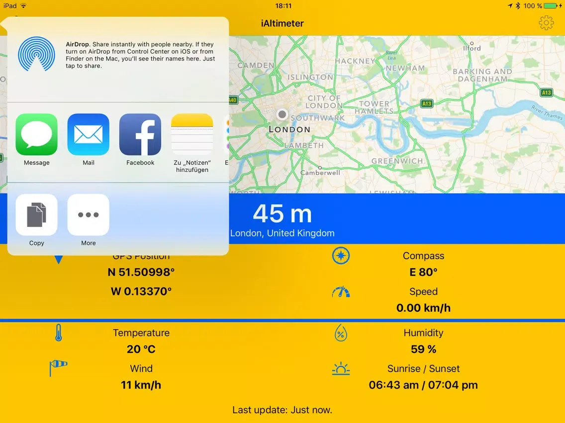Screenshot di iAltimeter Pro GPS Tool iPad 