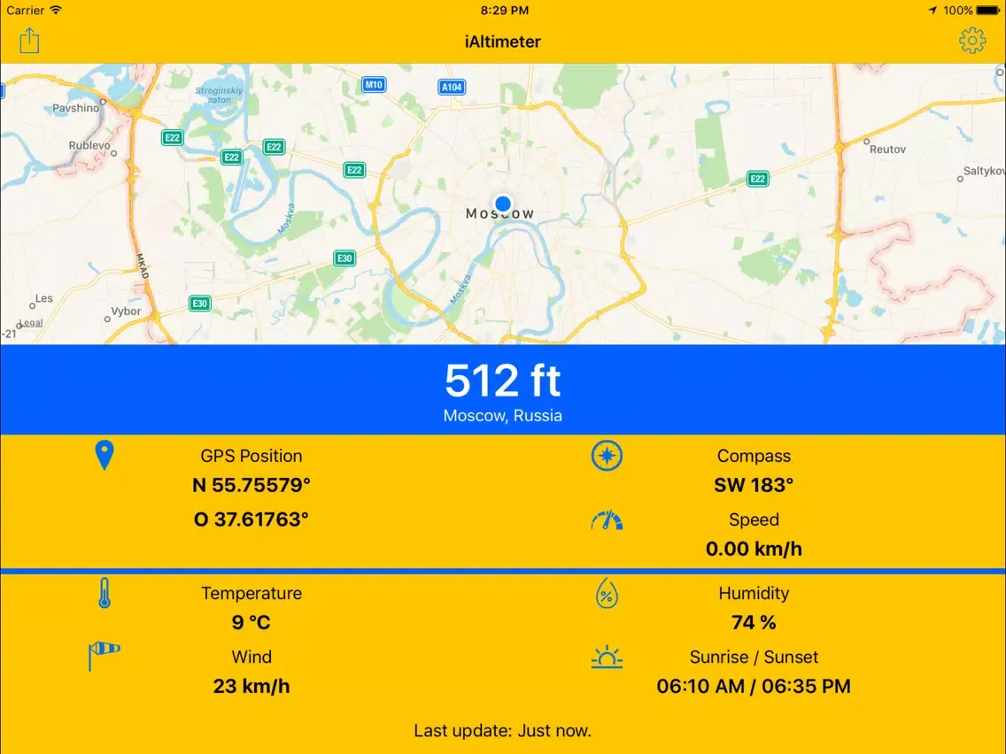 Screenshot di iAltimeter Pro GPS Tool iPad 