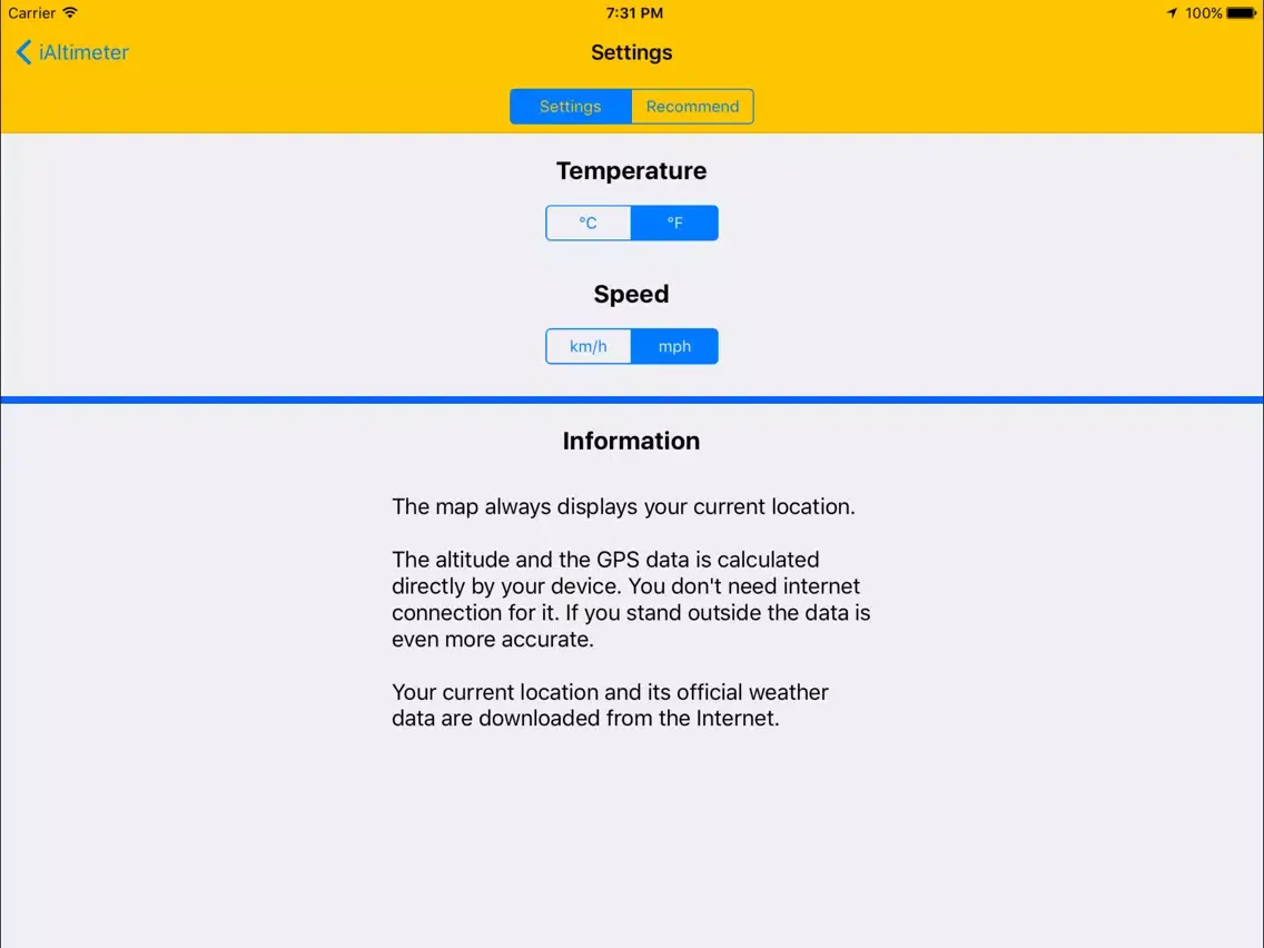 Screenshot di iAltimeter Pro GPS Tool iPad 