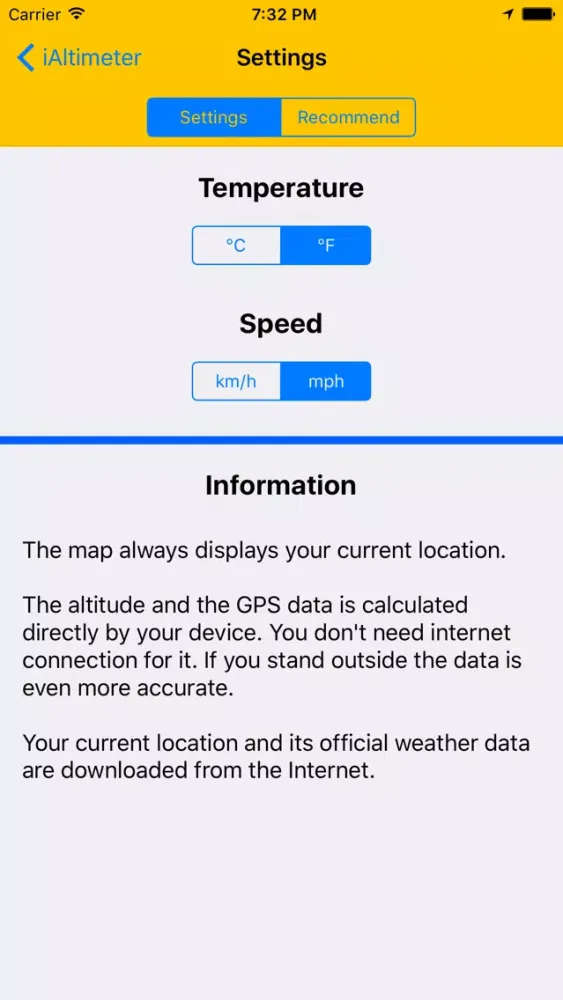 Screenshot di iAltimeter Pro GPS Tool