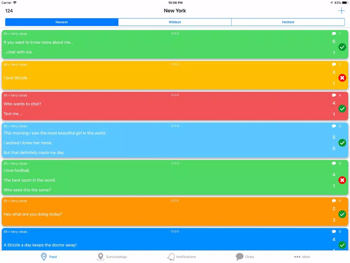 ภาพหน้าจอของ Stizzle iPad 