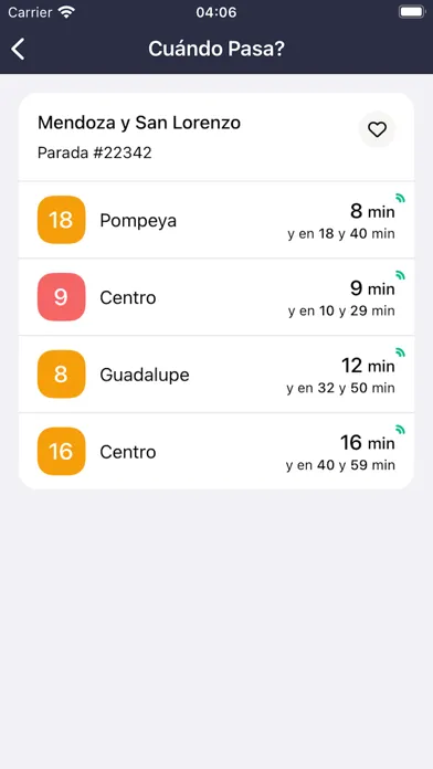 Tangkapan layar Cuándo Pasa? - Santa Fe