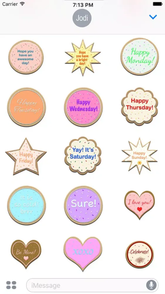 Sweet Cookie Messages Ekran Görüntüleri