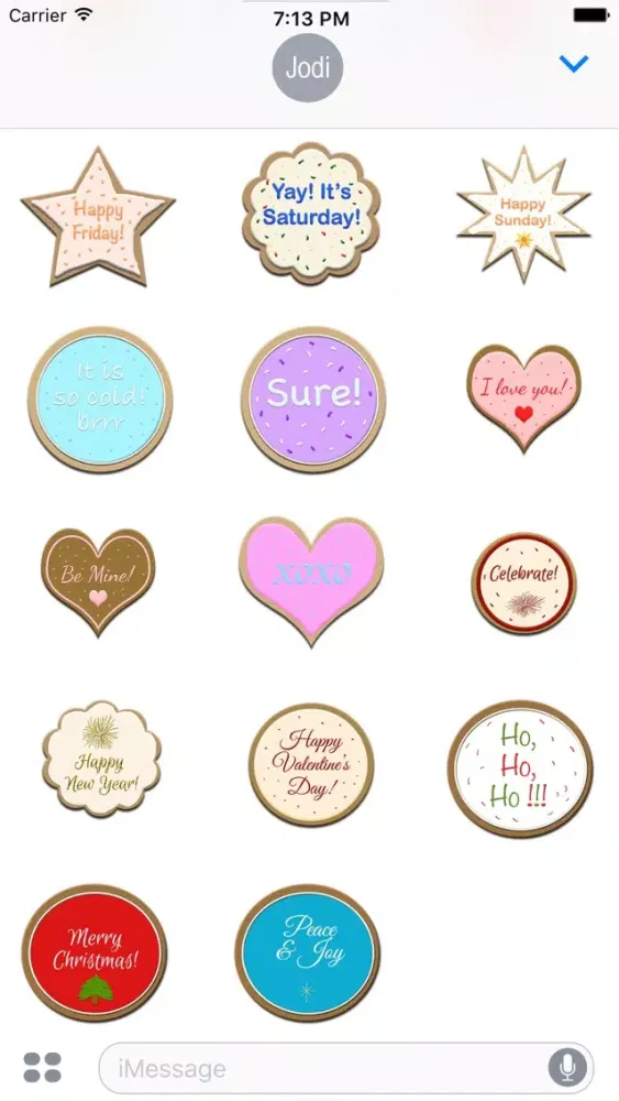 Sweet Cookie Messages Ekran Görüntüleri