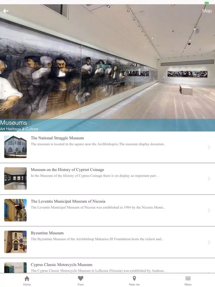 Capturas de pantalla de Nicosia Tourism Board iPad 