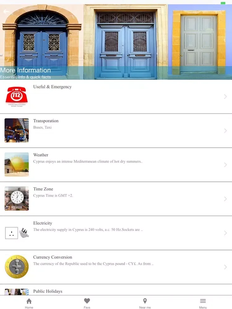Capturas de pantalla de Nicosia Tourism Board iPad 