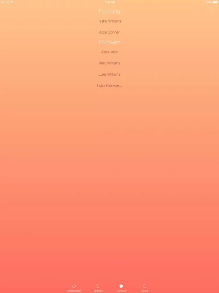 Follow-Me-Pregnancy iPad  스크린샷