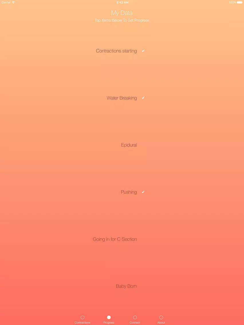 Follow-Me-Pregnancy iPad  Screenshots