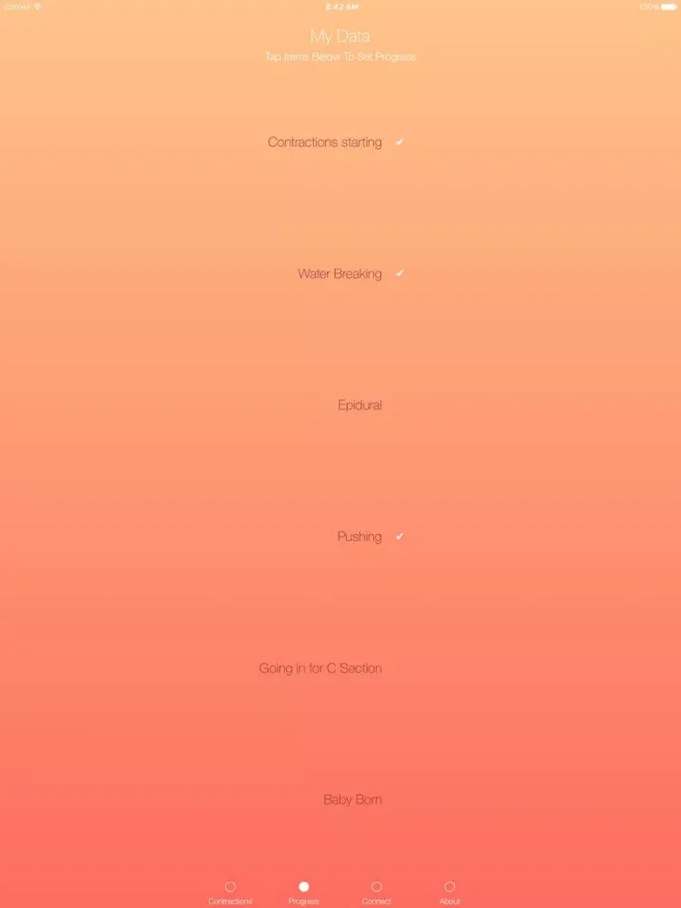 Follow-Me-Pregnancy iPad  스크린샷