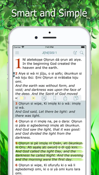 Yoruba Bible Holy Version KJV Screenshots