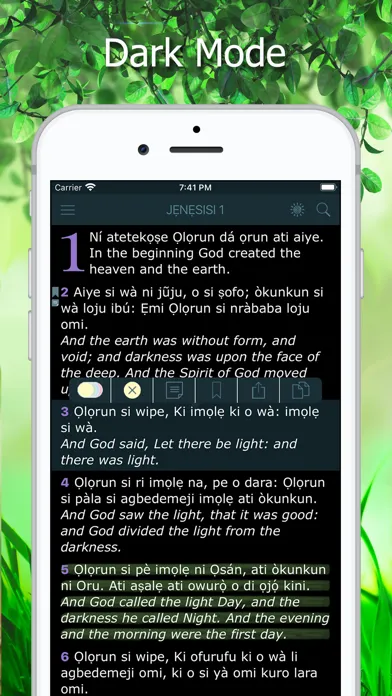 Yoruba Bible Holy Version KJV Screenshots