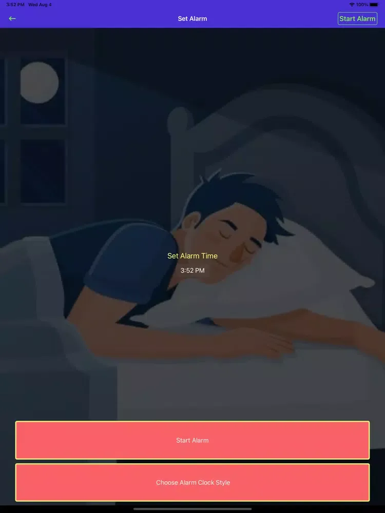 EZ Alarm Clock & Night Display iPad  سکرین شاٹس