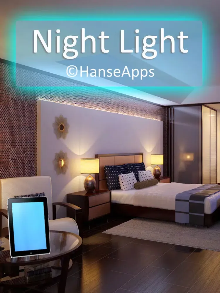تصاویر Night Light Ultimate - Mood Light with Music, NightLight with sound sensor, Time Display & Alarm Clock iPad 