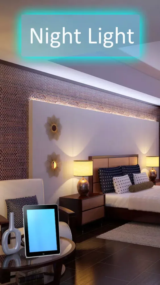 تصاویر Night Light Ultimate - Mood Light with Music, NightLight with sound sensor, Time Display & Alarm Clock