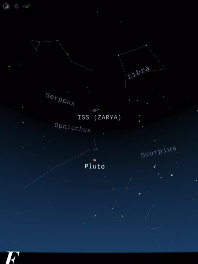 Tangkapan layar NightSky Exploration iPad 