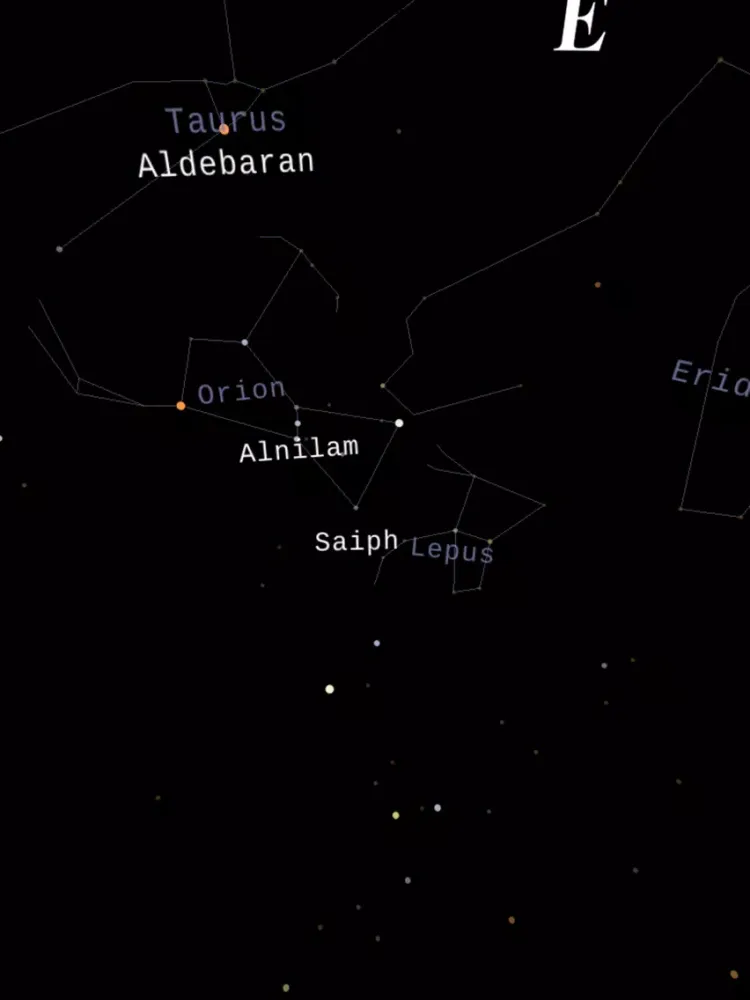 Tangkapan layar NightSky Exploration iPad 