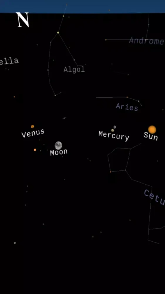 Tangkapan layar NightSky Exploration