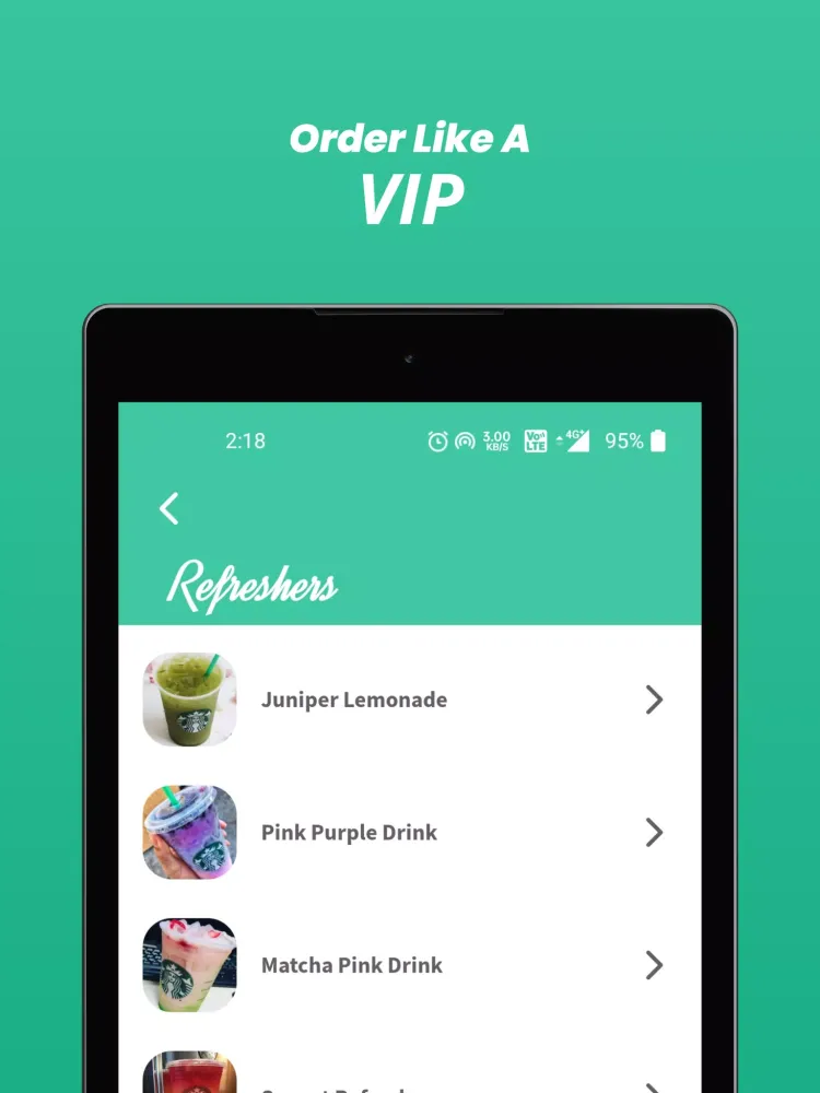 Скриншоты Starbucks Secret Menu