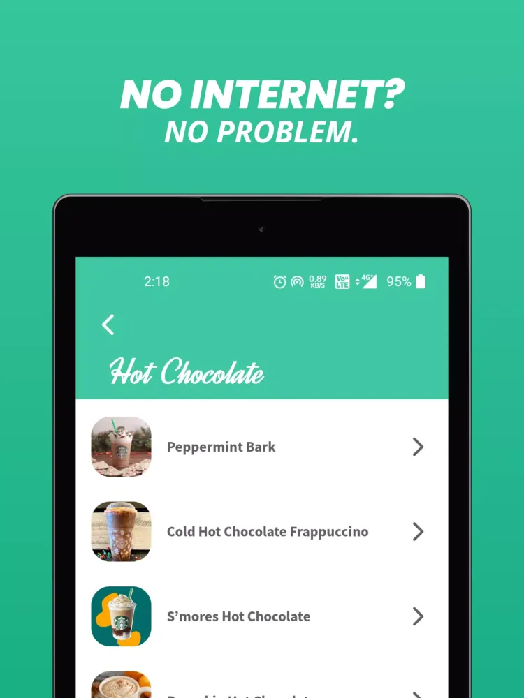 Скриншоты Starbucks Secret Menu