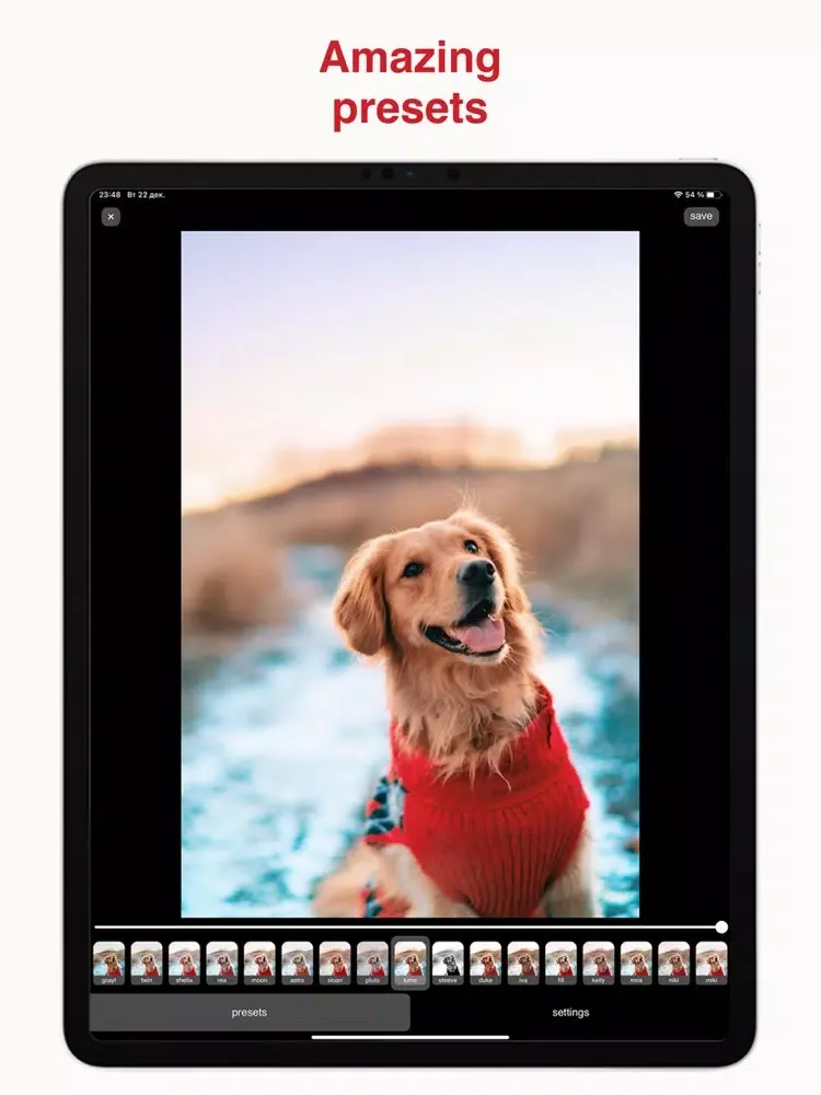 صور GIN: Photo & Video Editor iPad 