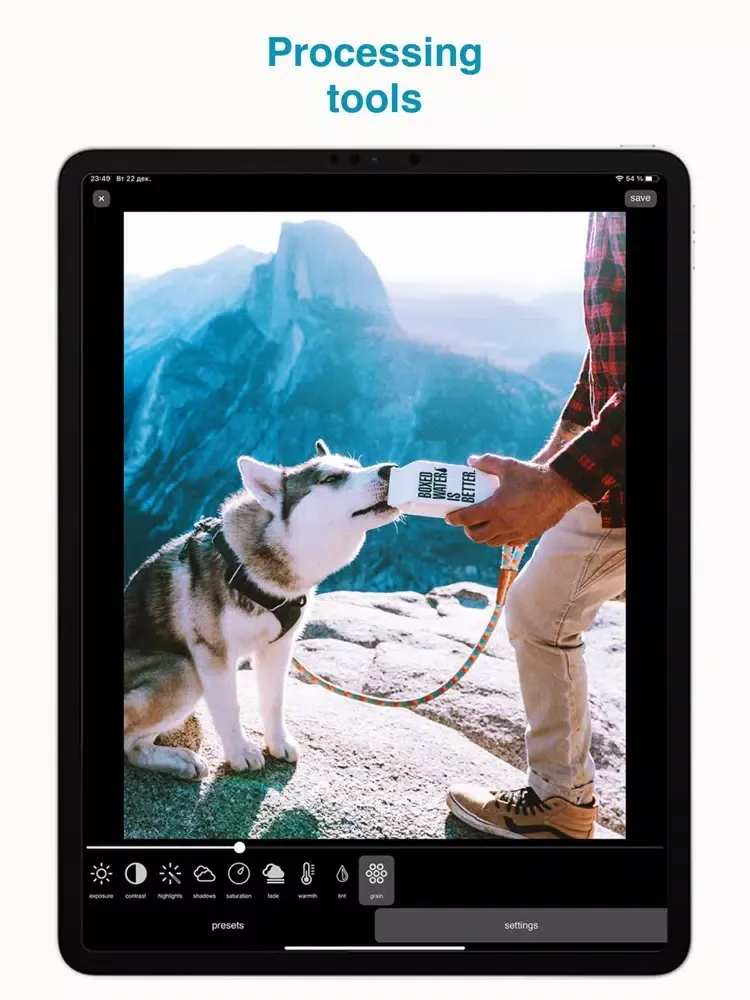 صور GIN: Photo & Video Editor iPad 