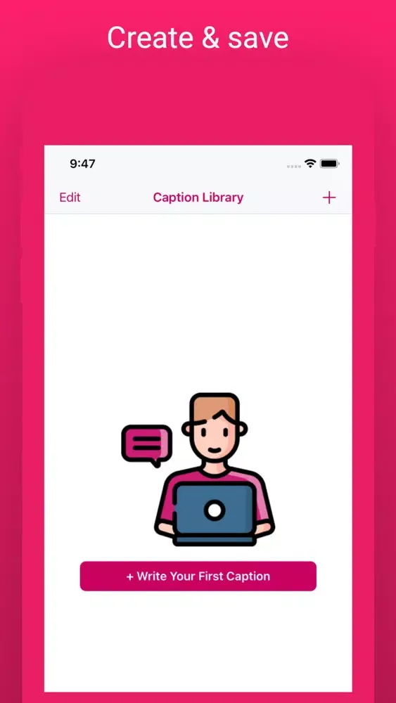 Captures d'écran de Caption Pro for Instagram