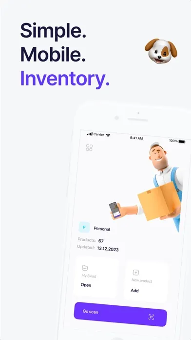 Capturas de pantalla de Sklad: Inventory Tracker