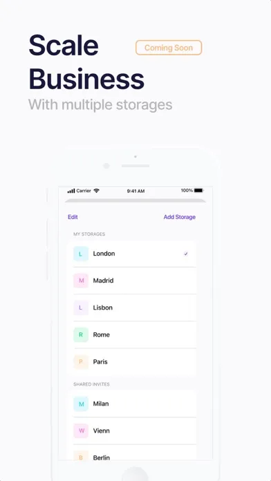 Capturas de pantalla de Sklad: Inventory Tracker
