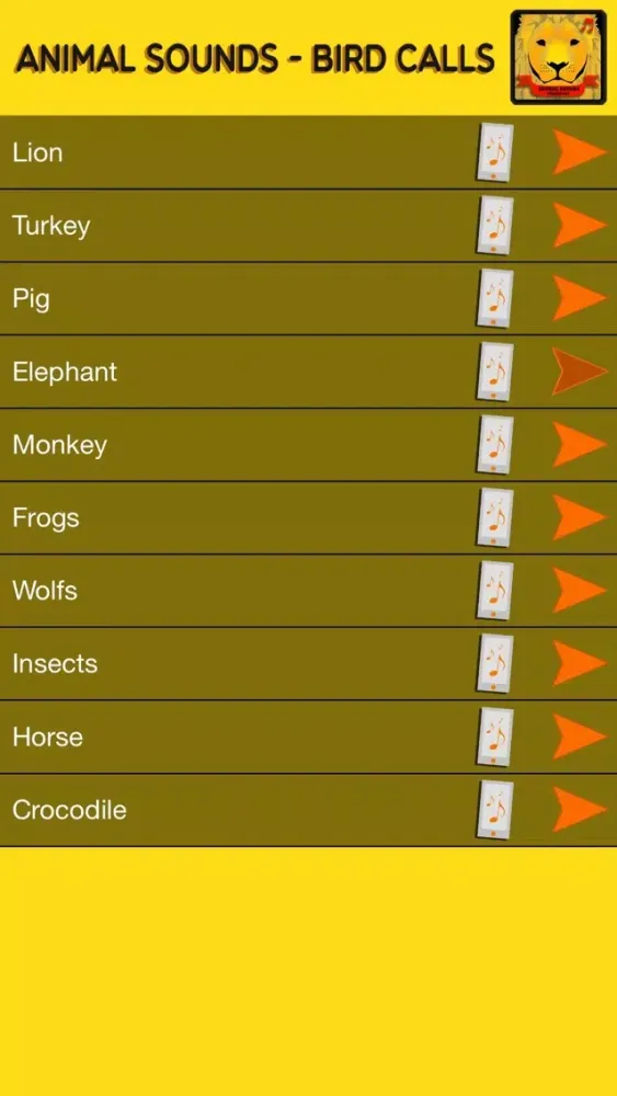 Animal Sounds – Bird Calls and Wild.life Ringtones应用截图