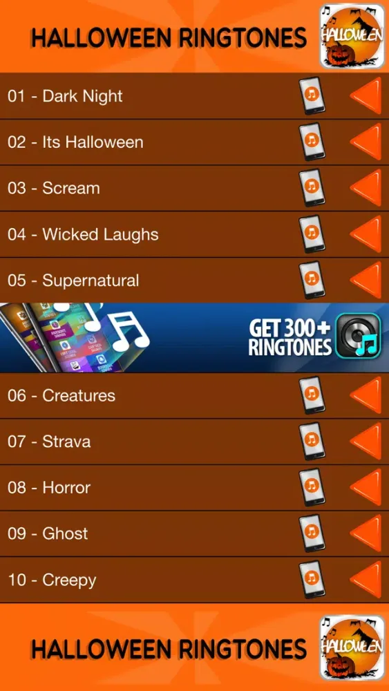 تصاویر Halloween Ringtones and Scary Sounds – The Best Collection of Horror Tones & Noises for iPhone