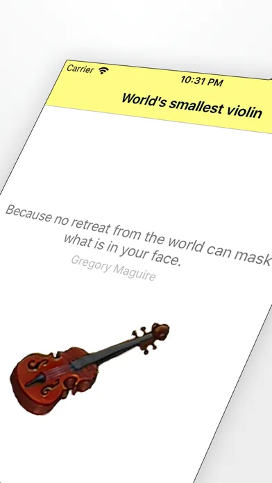 Worlds smallest violin ™ Ekran Görüntüleri