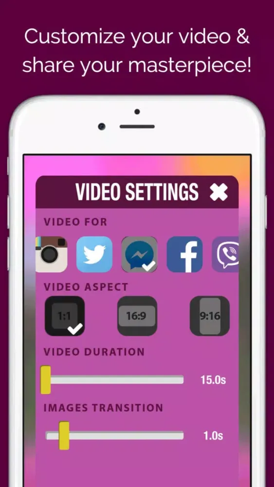 Pics to Video Slideshow Maker 스크린샷