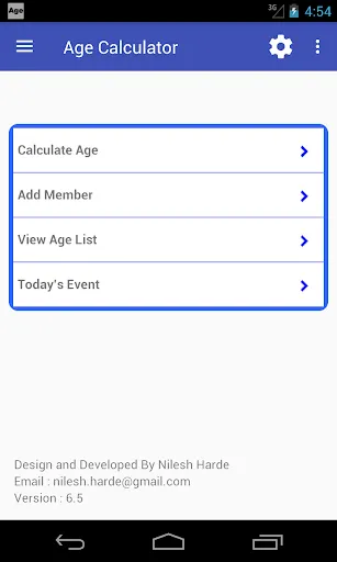 Age Calculator Screenshots