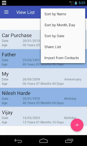 Age Calculator Screenshots
