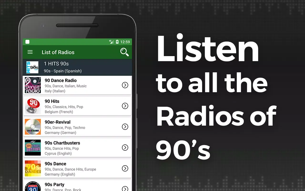 90s Music Radio سکرین شاٹس
