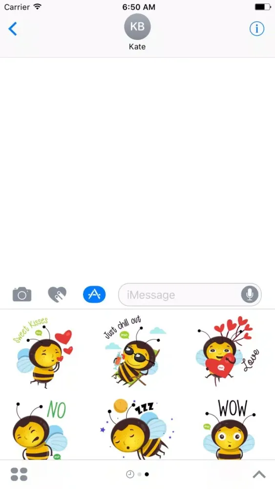 Honey Bee Stickers应用截图