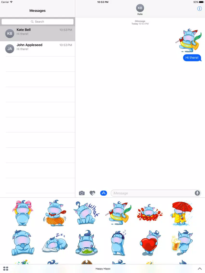 Capturas de tela do Happy Hippo iPad 