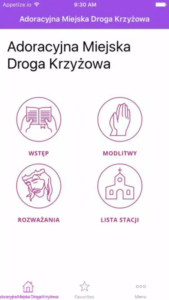 ภาพหน้าจอของ AMDK Miejska Droga Krzyżowa