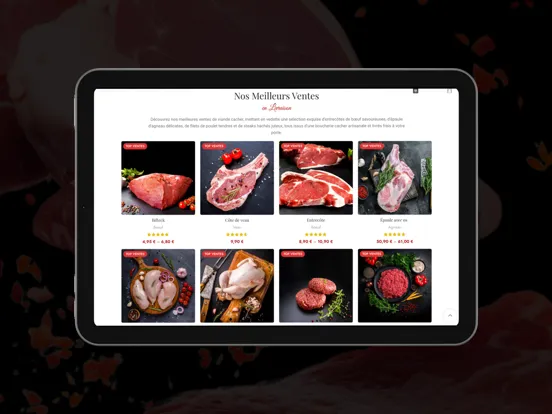 Boucherie DAHAN iPad Screenshots