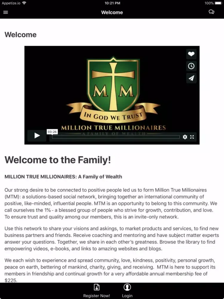 Million True Millionaires iPad  سکرین شاٹس