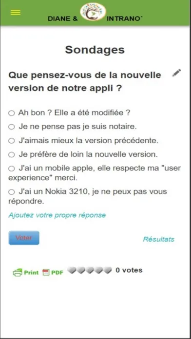 DIANE-INTRANOT Screenshots
